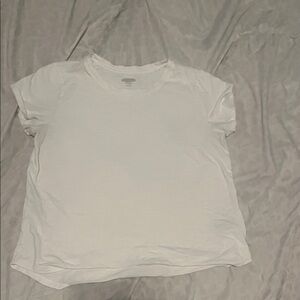 Old Navy White Short-Sleeve Crewneck Tee